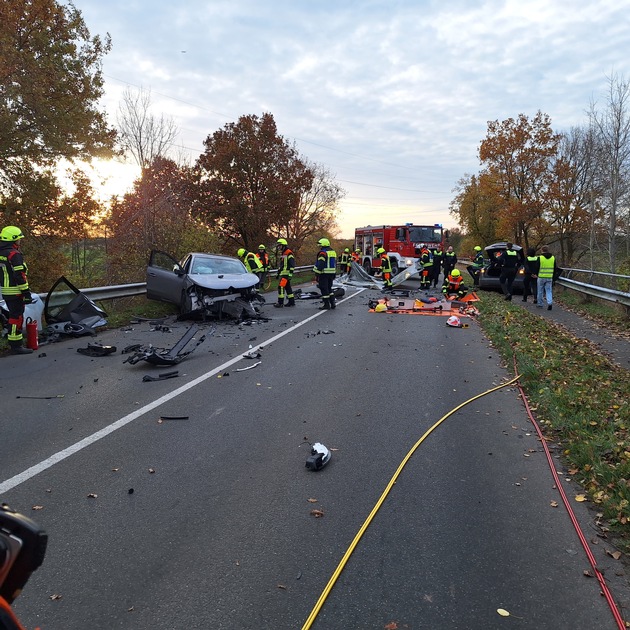 FW-ROW: Verkehrsunfall auf der Kreisstraße K205 zwischen Sottrum und Fährhof