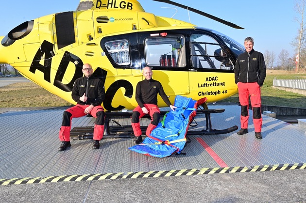 Neuer ADAC Rettungshubschrauber in Zwickau