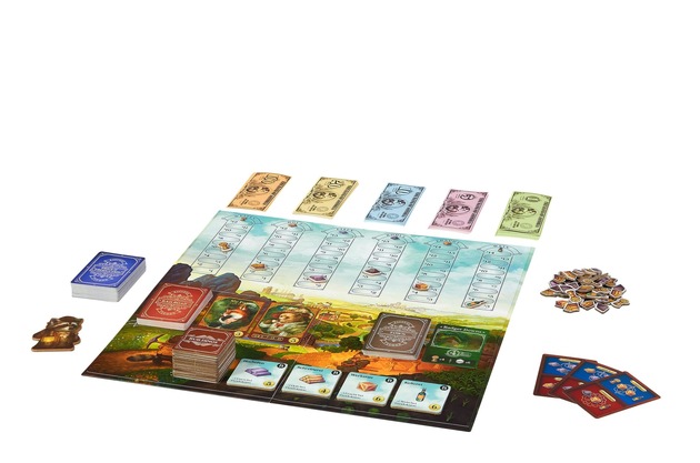 "Raccoon Tycoon": Gut investiert! Das goldene Zeitalter von Astoria - Strategisches Familienspiel von Piatnik