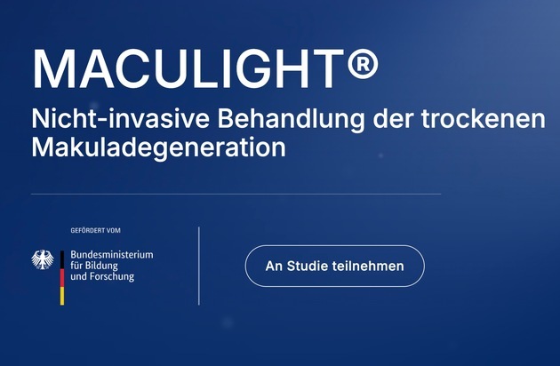 Ciromed GmbH: Bundesweite Studie zu altersbedingter Makuladegeneration in Köln gestartet: Forschung zu neuer Therapieoption bei AMD