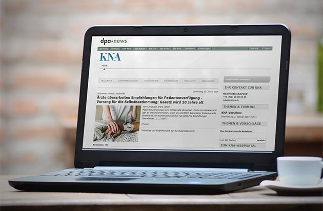 dpa Deutsche Presse-Agentur GmbH: dpa und KNA erweitern Zusammenarbeit: KNA-Inhalte zukünftig im dpa-news-Portal (FOTO)