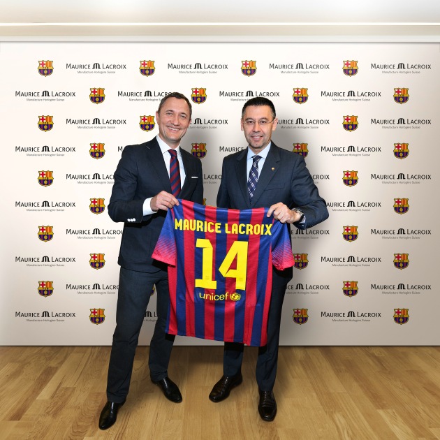 Die perfekte Symbiose. Maurice Lacroix wird neuer offizieller Uhrenpartner des FC Barcelona (BILD)