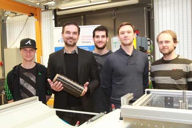 TH Köln entwickelt Werkzeugsystem zur schnelleren Imprägnierung von Faserverbundmaterialien. Prozesskostenreduktion durch neues Wickelverfahren