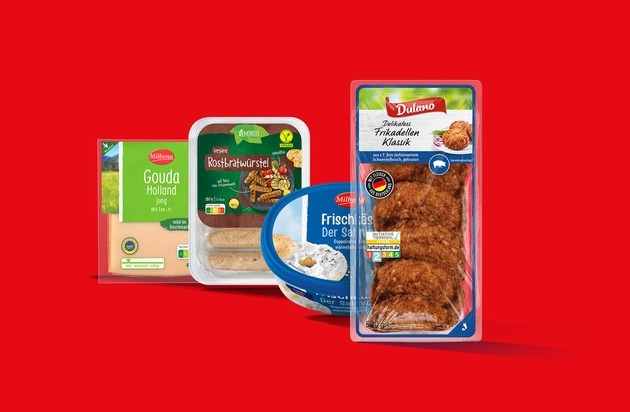 Lidl: Herzhaft genie&szlig;en: Lidl reduziert den K&auml;se- und Wurstpreis / Ausgew&auml;hlte K&auml;seprodukte, Wurstwaren und vegane Alternativen werden g&uuml;nstiger