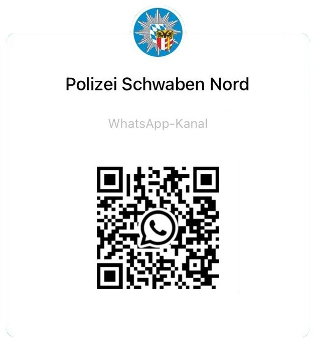 POL Schwaben Nord: WhatsApp-Kanal der Polizei Schwaben Nord