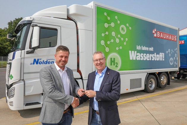 BAUHAUS setzt auf Wasserstoff-Technologie in der Logistik