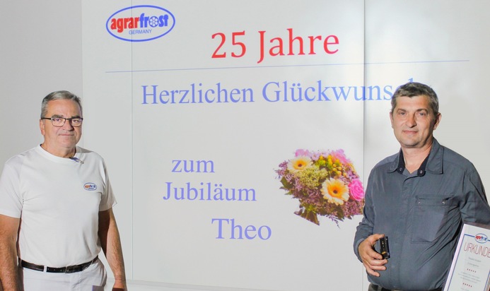 Agrarfrost: Theodor Schubert feiert 25-jähriges Dienstjubiläum