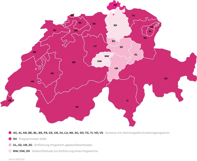 Ja zur Brustkrebsfrüherkennung – heute im PINK CUBE auf dem Fronwagplatz