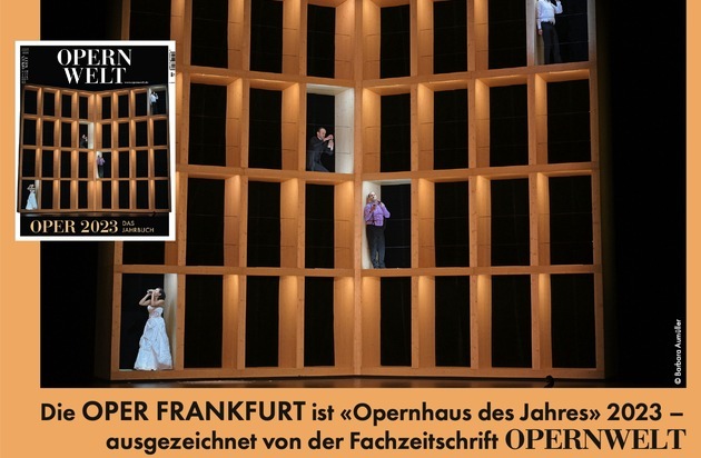 Der Theaterverlag - Friedrich Berlin GmbH: Die OPER FRANKFURT ist "Opernhaus des Jahres" / Ergebnisse der Kritikerumfrage 2023 im Jahrbuch der Zeitschrift OPERNWELT