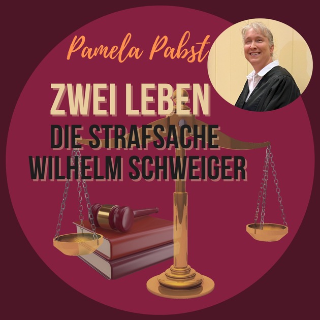 Zwei Leben - Die Strafsache Wilhelm Schweiger, Roman der blinden Strafverteidigerin Pamela Pabst als Hörbuch erschienen, gelesen von Ingo Hoppe