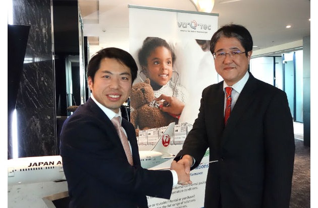 va-Q-tec und Japan Airlines kooperieren bei Kühlkettentransporten