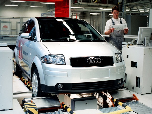 Jahrespressekonferenz der AUDI AG 2000: bestes Jahr der Unternehmensgeschichte