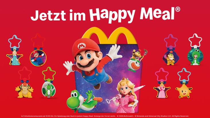 Entdecke die Super Mario Galaxie bei McDonald's!