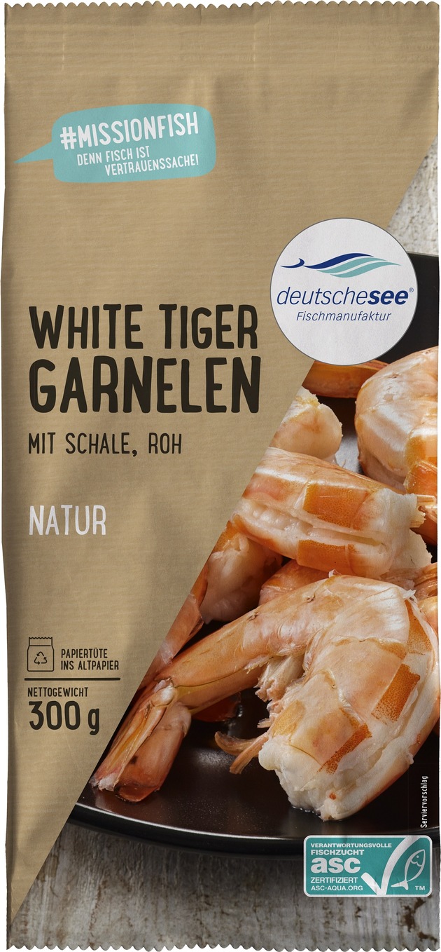 Pressemitteilung: Deutsche See überzeugt mit Meeresfrüchten im Papierbeutel für das TK-Segment