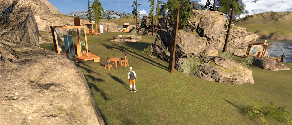 Erste virtuelle Ferienmesse von Graubünden: Ferien planen in der Welt der Avatare