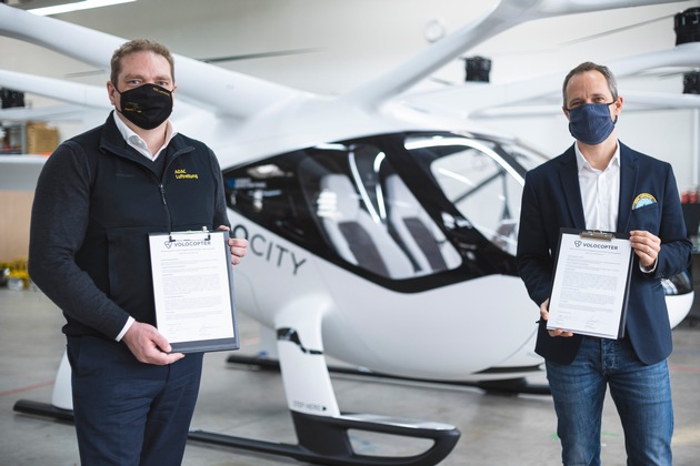 ADAC Luftrettung reserviert zwei Multikopter von Volocopter
