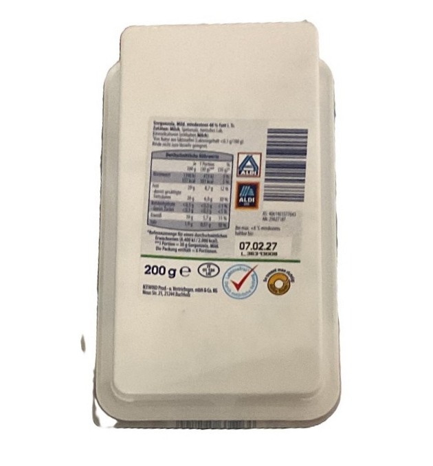 Produktr&uuml;ckruf Cucina Nobile Gorgonzola dolce