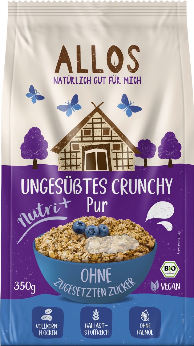 Allos launcht nutri+ Crunchies und einen Frühlingsboten im Glas