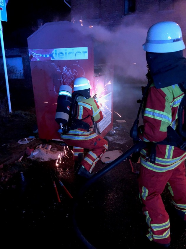 FW Minden: Mehrere Eins&auml;tze, dennoch insgesamt ein ruhiger Jahreswechsel bei der Feuerwehr Minden