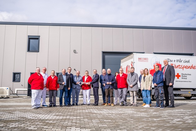 DRK-Blutspendedienst Rheinland-Pfalz und Saarland eröffnet neuen Team-Standort in Hermeskeil