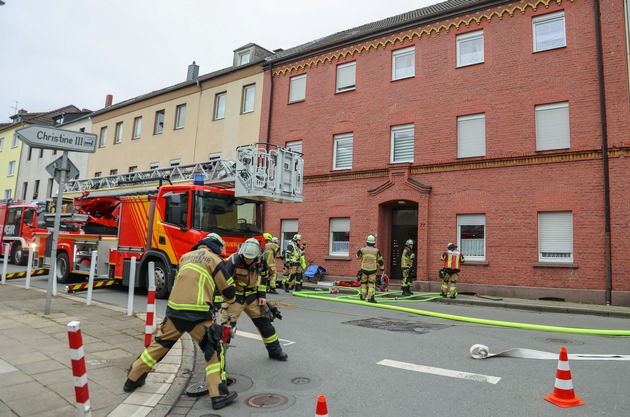 FW-E: Brand einer Waschmaschine in Essen-Kupferdreh