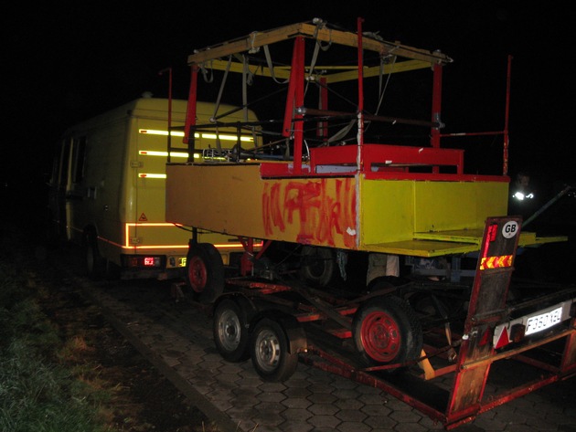 POL-WL: Wohnmobil mit Anhänger stillgelegt