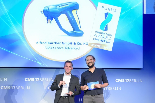 Kärcher gewinnt den CMS Purus Innovation Award 2017
