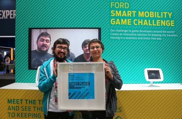 Ford-Werke GmbH: Neue Smartphone-App "Jaunt" ist Gewinner der von Ford ausgelobten "Smart-Mobility Game Challenge"