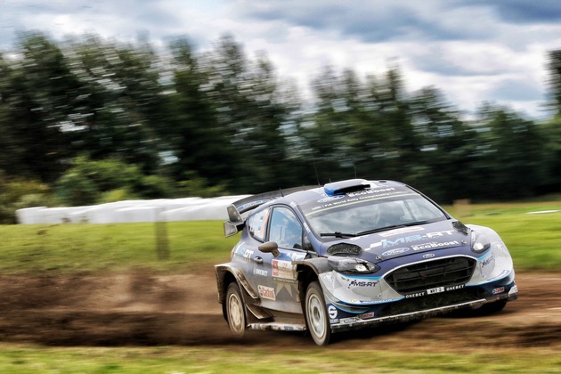 Ford Fiesta WRC-Pilot Tänak verpasst Rallye Polen-Sieg knapp, Ogier wird Dritter