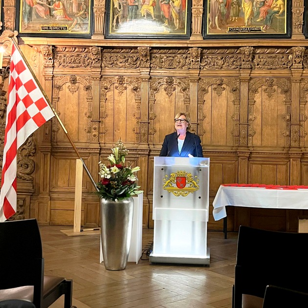 FW-HB: Gel&ouml;bnis &amp; Jubil&auml;en: Freiwilligen Feuerwehren im Bremer Rathaus gew&uuml;rdigt