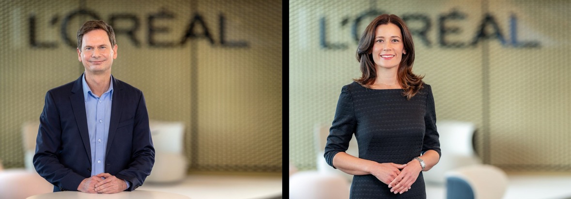 Personelle Veränderung bei L'Oréal DACH: Olivier Chartres ist neuer CFO, Julia Huhn übernimmt Kommunikation & Public Affairs