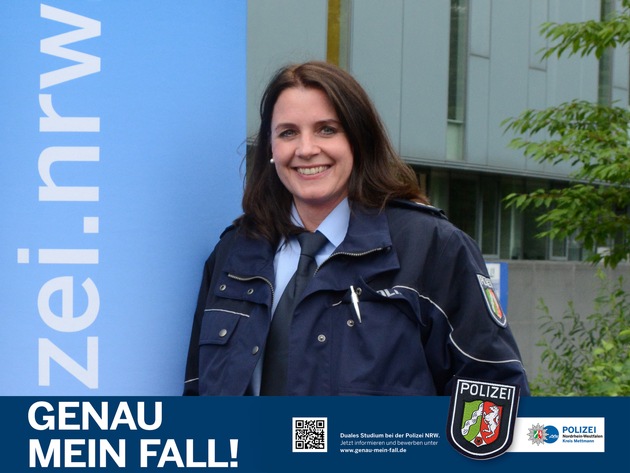 POL-ME: Polizei-Personalwerberin Nicole Rehmann kommt wieder ins BIZ ! - Mettmann / Kreis Mettmann - 1905047
