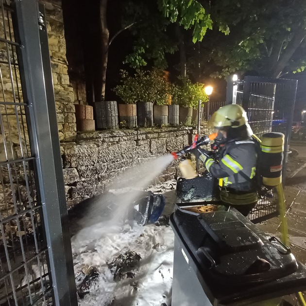 FW-EN: Wetter - zwei Einsätze in der Nacht zum Freitag