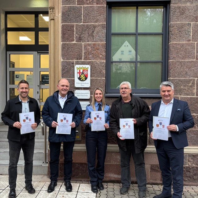 POL-PDTR: Neue Sicherheitspartnerschaft: F&uuml;r mehr Sicherheit und Miteinander in der Region Idar-Oberstein