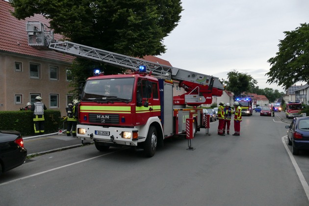 FW-DO: Kellerbrand in einem Mehrfamilienhaus in Kley