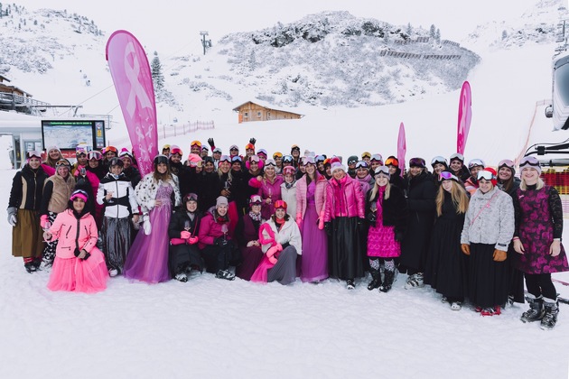 „Einschwingen für Pink Ribbon“ — Obertauern eröffnet Wintersaison mit strahlender Solidarität