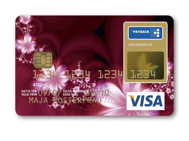 Der neue Look fürs Shopping Vergnügen: Payback Premium Visa Karte mit femininem Design (mit Bild) / Weltweit mit schicker Karte bargeldlos bezahlen und gleichzeitig Payback Punkte sammeln