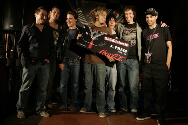 Die Modern Day Heroes sind die Helden des &quot;MyCokemusic Soundcheck 2007&quot;