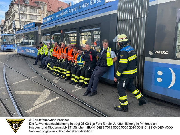 FW-M: Tram entgleist (Ludwigsvorstadt)