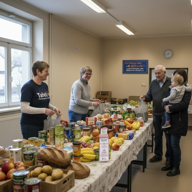 Mehr als Lebensmittel - lavera spendet 5.000 Duschprodukte an das Verteilzentrum der Tafeln in Springe - Wenn K&ouml;rperpflege f&uuml;r W&uuml;rde steht