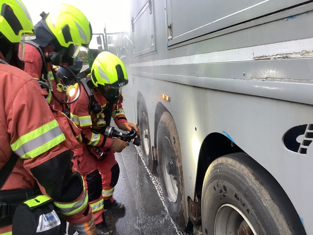 FW-Velbert: Einsatz auf der A535