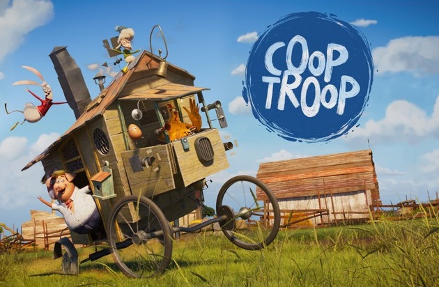 "Coop Troop"- Tierisch-turbulente Truppe feiert Premiere / Neue 3D-Animationsserie ab 25. März 2025 bei KiKA