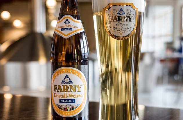 Edelweißbrauerei FARNY führt mit GEA-Technologie erstes alkoholfreies Kristall-Weizen ein