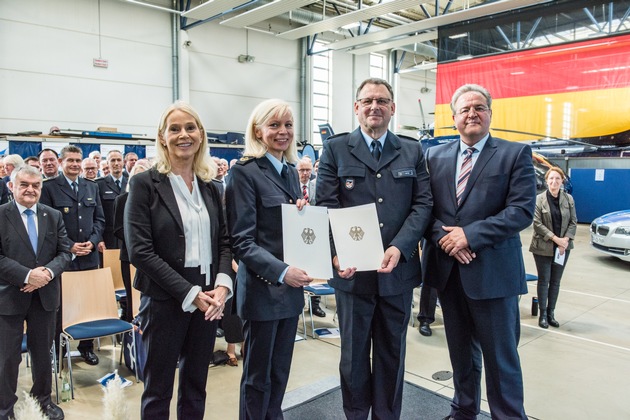 BPOL NRW: Leitungswechsel bei der Bundespolizei NRW Andreas Jung in den Ruhestand verabschiedet Neue Präsidentin wird Barbara Heuser