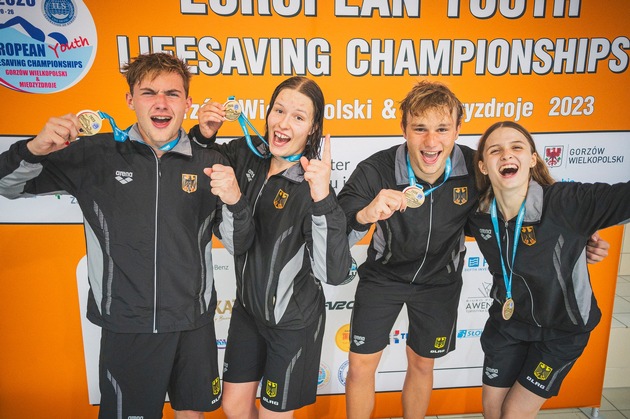 Rettungsschwimmerin der DLRG Halle-Saalekreis ist zweifache Junioren-Europameisterin