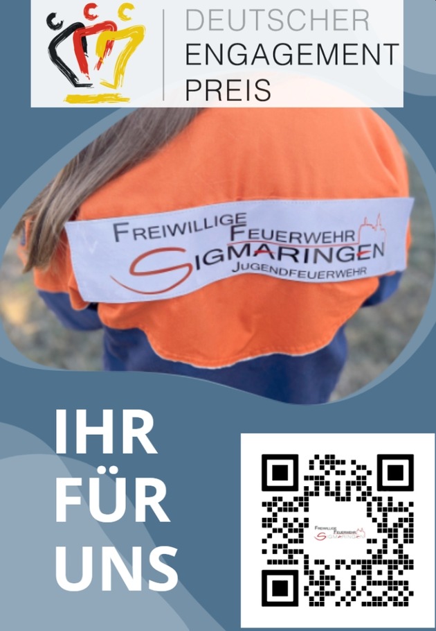KFV Sigmaringen: Die Jugendfeuerwehr Sigmaringen ist für den Deutschen Engagementpreis nominiert - Chance auf bis zu 10 000 Euro Preisgeld