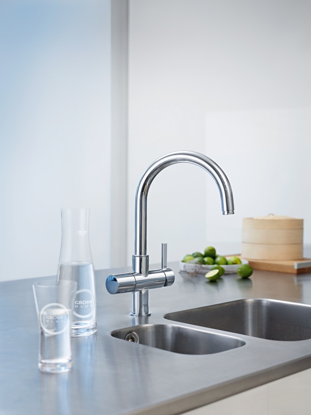 Reinster Wassergenuss direkt aus der Armatur mit Grohe Blue (FOTO)