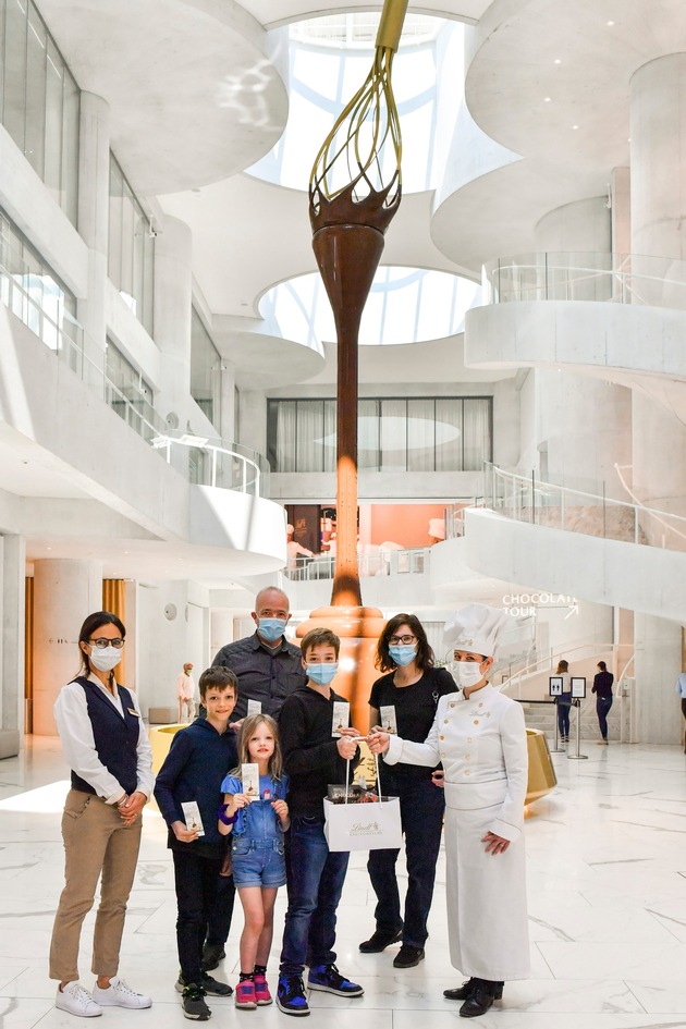 Besuchermagnet: Lindt Home of Chocolate begrüsst 100’000sten Museumsbesucher