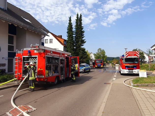 FW-Radolfzell: Zimmerbrand in Güttingen