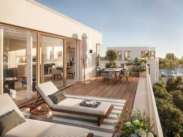 BAUWERT AG startet Vertrieb f&uuml;r Wohnensemble KAI in Berlin &ndash; Wohnen am Wasser auf der Halbinsel Stralau